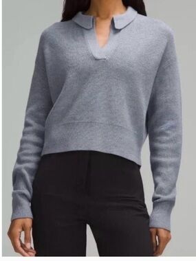 lululemon Collared Merino Wool-Blend Sweater